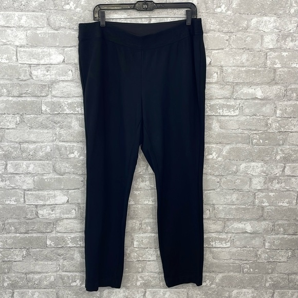 INC International Concepts Black Stretch Skinny Pants - Picture 1 of 4
